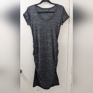 Elegant Black and Gray Women's Dress